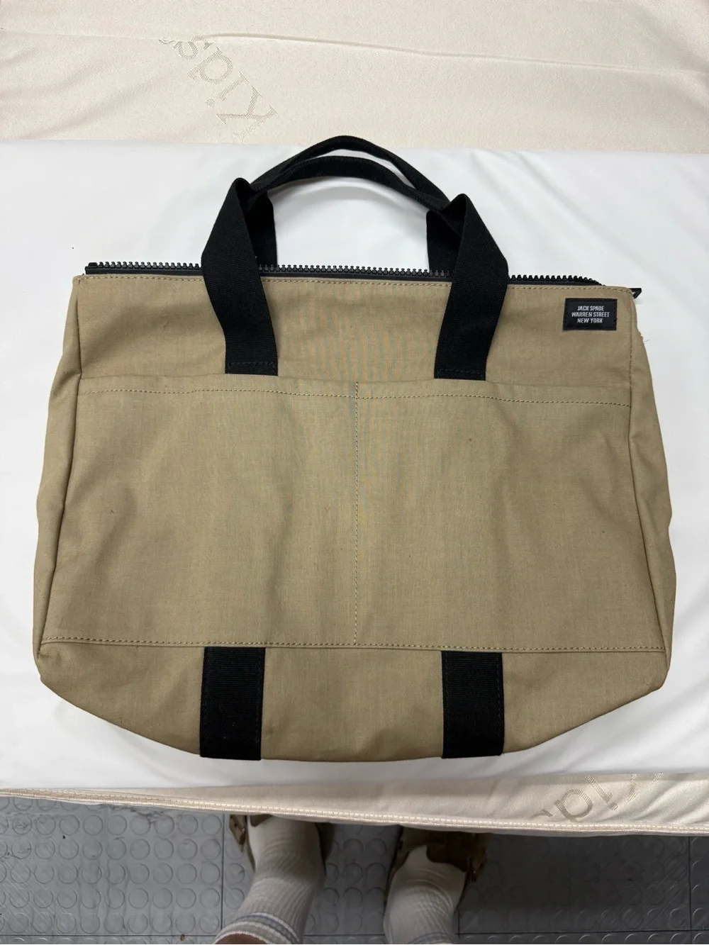 Jack Spade Bonded Cotton Zip Brief Briefcase - Item #098689857527